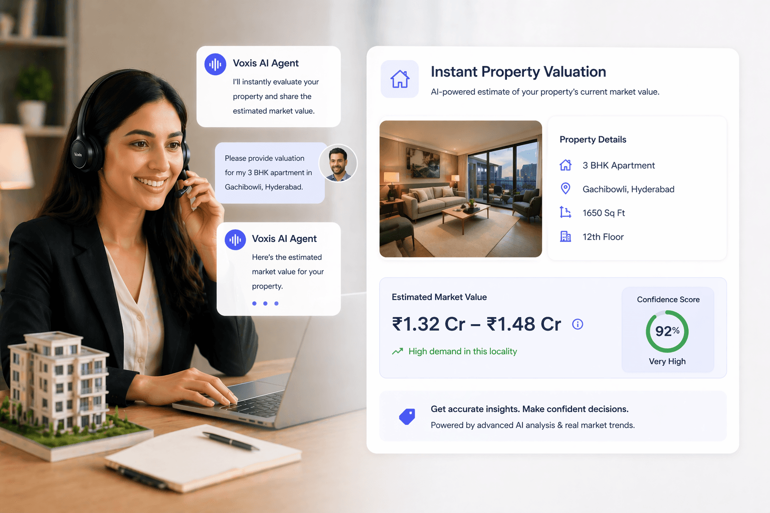 AI Property Valuation Agent for Real Estate
